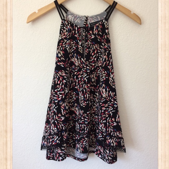 WHBM swingy layered sleeveless top, Med Petite - Picture 4 of 8